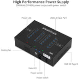 SIIG 20-Port Industrial USB 3.0 Hub with Charging - 200W