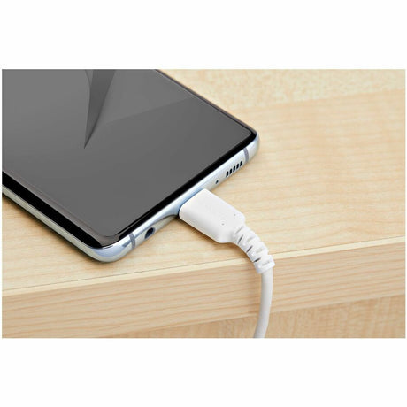 StarTech.com 1m USB A to USB C Charging Cable - Durable Fast Charge & Sync USB 2.0 to USB Type C Data Cord - Aramid Fiber M/M 3A White