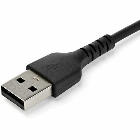 StarTech.com 2m USB A to USB C Charging Cable - Durable Fast Charge & Sync USB 2.0 to USB Type C Data Cord - Aramid Fiber M/M 3A Black