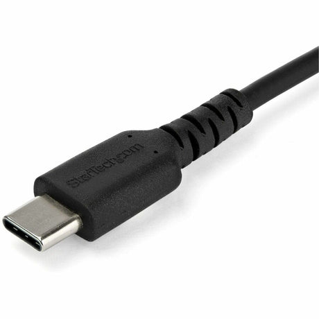 StarTech.com 1m USB C Charging Cable - Durable Fast Charge & Sync USB 2.0 Type C to C Charger Cord - TPE Jacket Aramid Fiber M/M 60W Black
