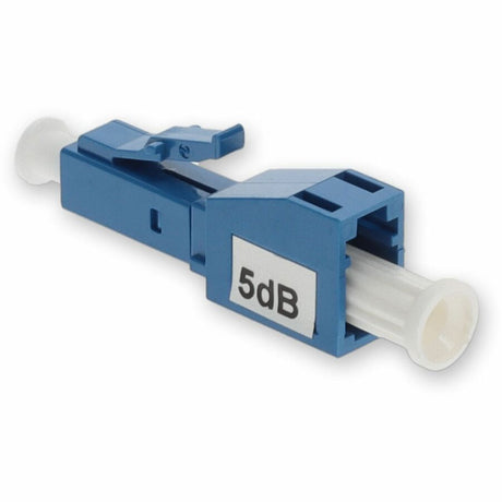 AddOn 5dB Fixed LC Male to LC Female OS1 SMF Simplex Fiber Attenuator