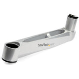 Desk Mount Quad Monitor Arm - 4 VESA Displays up to 30" -Premium Ergonomic Articulating Adjustable Pole Mount - Clamp/Gromme