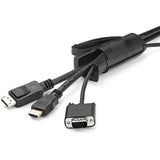 StarTech.com 1.5m / 4.9ft Cable Management Sleeve - Spiral - 25mm / 1" Diameter - W/ Cable Loading Tool - Expandable Coiled Cord Organizer