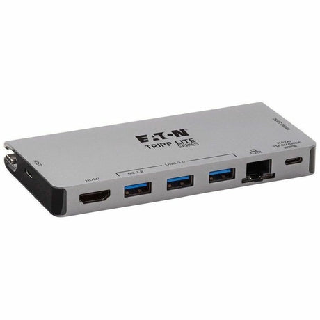 Eaton Tripp Lite Series USB-C Dock - 4K HDMI, USB 3.x (5Gbps), USB-A/C Hub Ports, GbE, Memory Card, 100W PD Charging, Detachable Cord