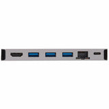 Eaton Tripp Lite Series USB-C Dock - 4K HDMI, USB 3.x (5Gbps), USB-A/C Hub Ports, GbE, Memory Card, 100W PD Charging, Detachable Cord