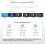 StarTech.com 3-Port DisplayPort 1.4 Splitter, DisplayPort to 3x DP Multi-Monitor Adapter, Triple 4K Computer MST Hub, Windows Only