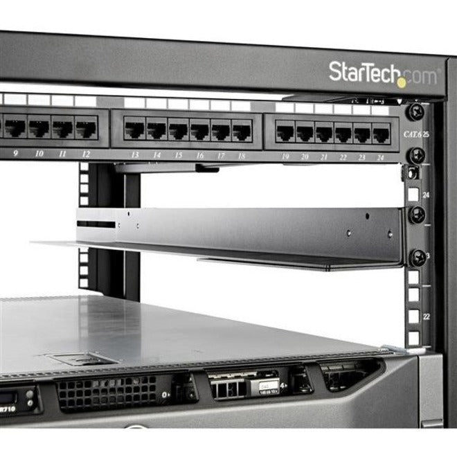StarTech.com 1U 19" Server Rack Rails 24-36" Adjustable Depth /Universal 4 Post Network/Server/UPS Equipment Mounting Rack Mount Rail Kit