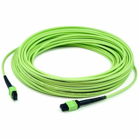 AddOn 3m MPO-16 (Female) to MPO-16 (Female) 12-Strand Lime Green OM5 Crossover Fiber OFNR (Riser-Rated) Patch Cable