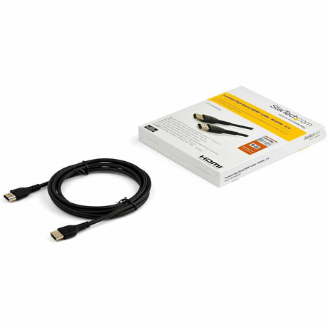 StarTech.com 2m Premium Certified HDMI 2.0 Cable with Ethernet - 6ft High Speed UHD 4K 60Hz HDR Durable Rugged Ultra HD HDMI Monitor Cord