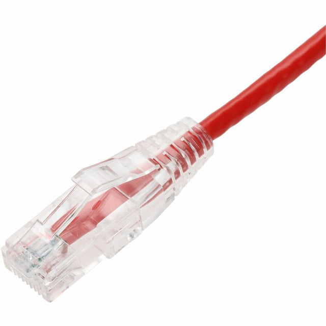 6IN RED CAT6 SLIM UTP PVC