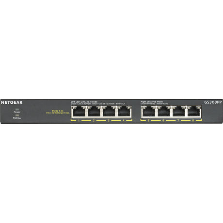 8PORT GIG UNMANAGED POE+ WITH