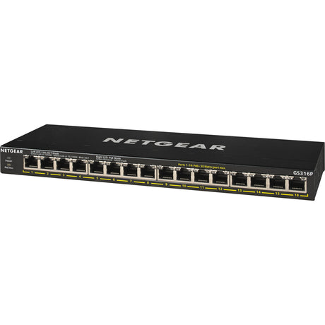 16PORT GIG UNMANAGED POE+WITH