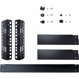 StarTech.com 2-Post 4U Desktop Server Rack, Open Frame 19in Network Rack, Small Home/Office Rack for AV / Studio / Data / IT Equipment