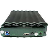 Buslink CipherShield CSE-16T-SU3 16 TB Desktop Hard Drive - External - SATA - Black, Green
