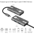 SIIG 4-Port USB 3.1 Gen 2 10G Hub - 2A2C