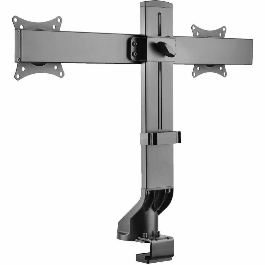 Eaton Tripp Lite Series Dual-Display Monitor Arm with Desk Clamp and Grommet - Height Adjustable, 17" to 27" Monitors