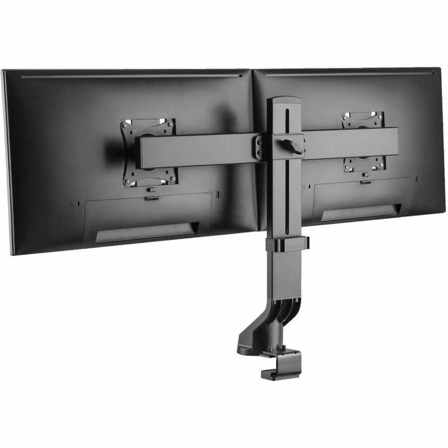 Eaton Tripp Lite Series Dual-Display Monitor Arm with Desk Clamp and Grommet - Height Adjustable, 17" to 27" Monitors