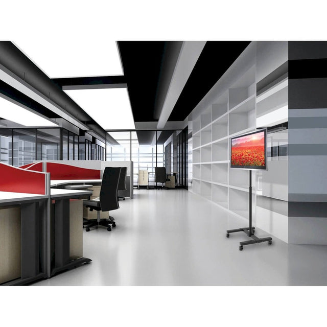 Eaton Tripp Lite Series Mobile TV Stand - Height Adjustable, 13" to 42" TVs and Monitors, Locking Casters, Black