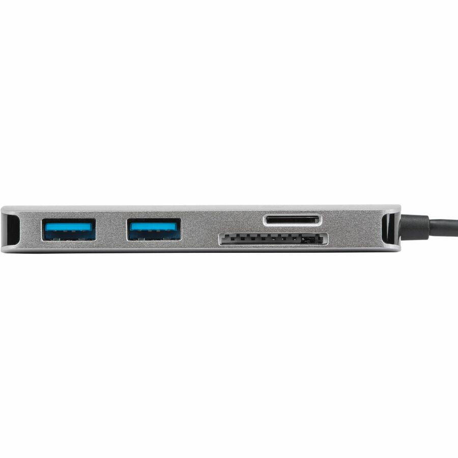 Targus USB-C Multi-Port Single Video Adapter and Card Reader with 100W PD Pass-Thru