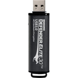 Kanguru Defender Elite30, Hardware Encrypted, Secure, SuperSpeed USB 3.0 Flash Drive, 256G