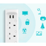 TP-Link Kasa Smart KP303 - Kasa Smart Plug Power Strip with 3 outlets