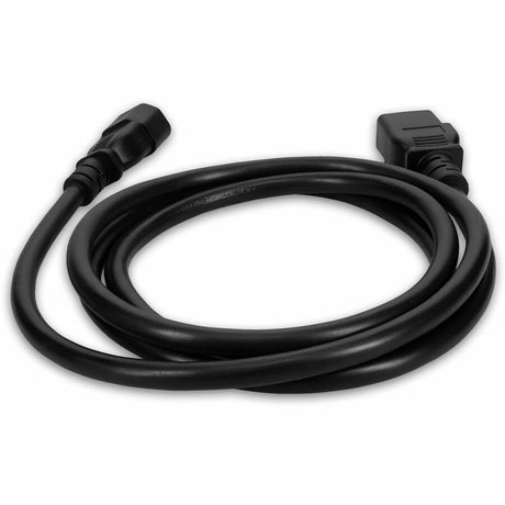 AddOn 6ft C14 Male to C19 Female 14AWG 100-250V at 15A Black Power Cable