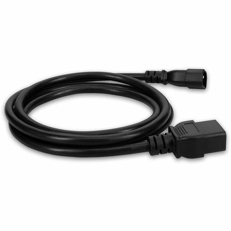 AddOn 6ft C14 Male to C19 Female 14AWG 100-250V at 15A Black Power Cable
