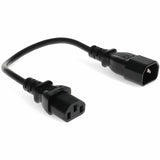 AddOn 6ft C13 Female to C14 Male 18AWG 100-250V at 10A Black Power Cable
