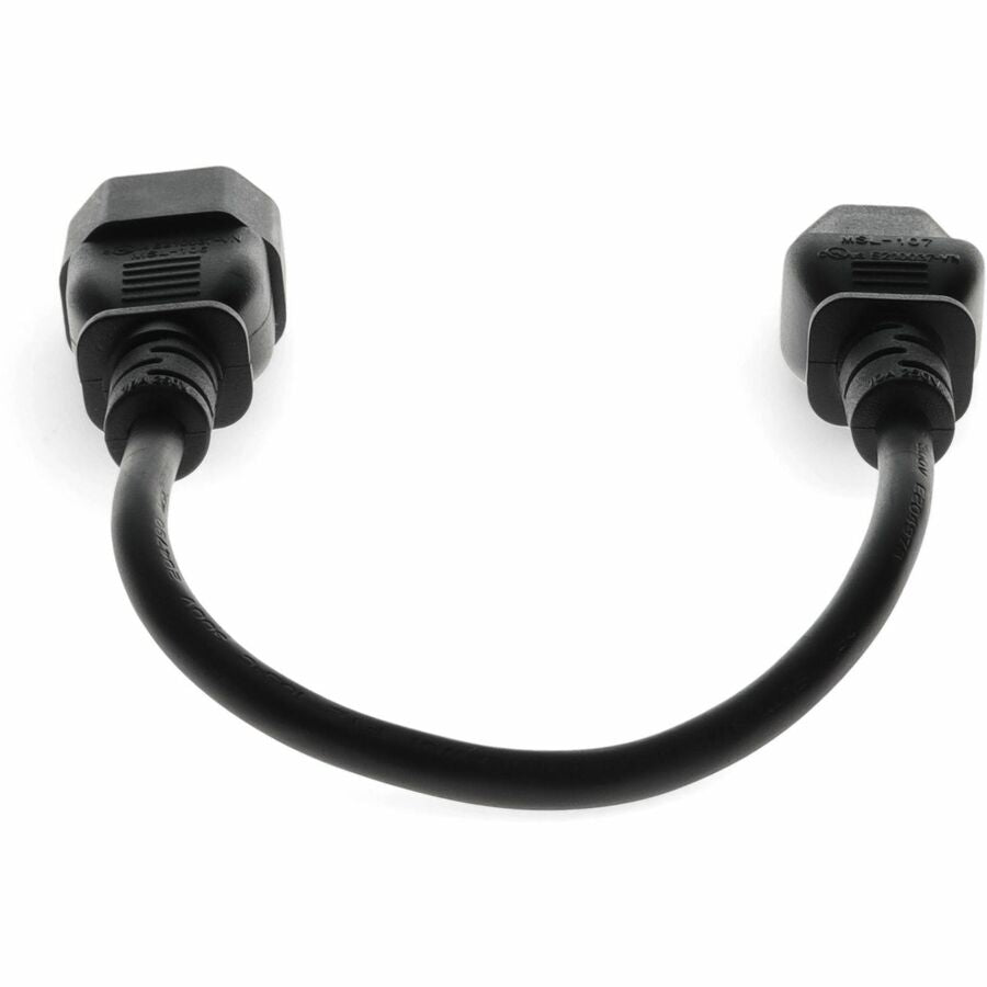 AddOn 6ft C13 Female to C14 Male 18AWG 100-250V at 10A Black Power Cable