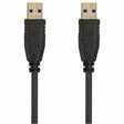 Monoprice Select USB 3.0 USB-A to USB-A Cable 1.5ft Black