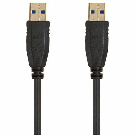 Monoprice Select USB 3.0 USB-A to USB-A Cable 1.5ft Black