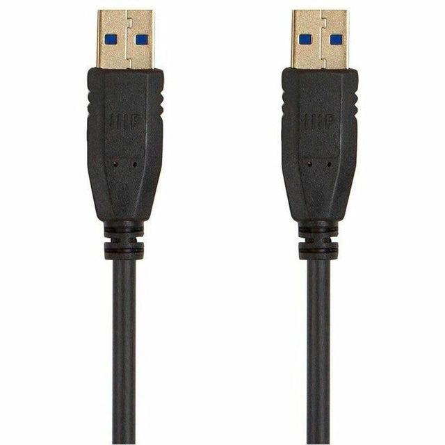Monoprice Select USB 3.0 USB-A to USB-A Cable 1.5ft Black