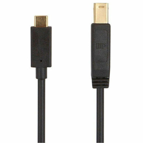 Monoprice Select USB 3.0 USB-C to USB-B Cable 6ft Black