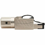 Eaton Tripp Lite Series Cat6a RJ45 Plug - MPTL, Shielded, 100W High-Power PoE & PoE++, Zinc Die-Cast, Black, TAA