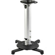StarTech.com Universal Ceiling Projector Mount - Height Adjustable Hanging Pole Mount 5"-22.7" from Ceiling - 33lb (15kg) - Tilt/Rotate