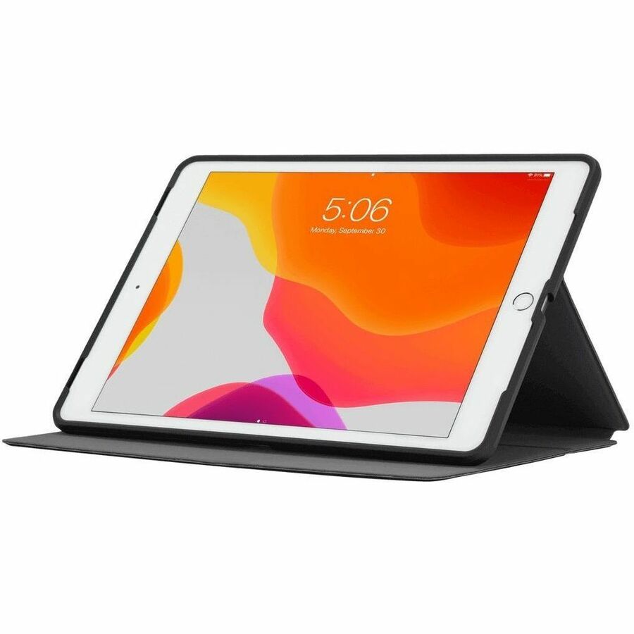 Targus Click-In THZ850GL Carrying Case (Flip) for 10.2" to 10.5" Apple iPad (7th Generation), iPad Air, iPad Pro, iPad (8th Generation), iPad (9th Generation) Tablet - Black