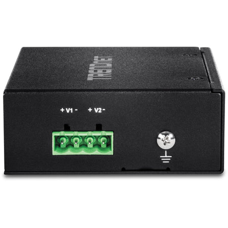 TRENDnet 5-Port Hardened Industrial Unmanaged Gigabit Switch; TI-PG50; 10/100/1000Mbps; DIN-Rail Switch; 4 x Gigabit PoE+ Ports; 1 x Gigabit Port; Gigabit Ethernet Network Switch; Lifetime Protection