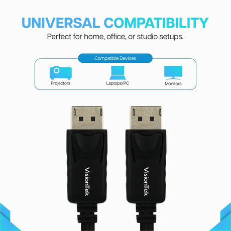 VisionTek DisplayPort to DisplayPort 1.4 2 Meter Cable
