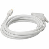 6ft (2m) Mini-DisplayPort Male to DVI-D Male Adapter Cable White