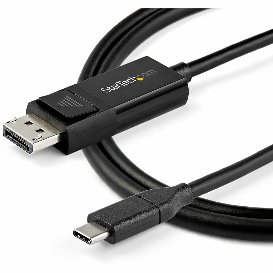 StarTech.com 6ft (2m) USB C to DisplayPort 1.4 Cable 8K 60Hz/4K - Reversible DP to USB-C or USB-C to DP Video Adapter Cable HBR3/HDR/DSC