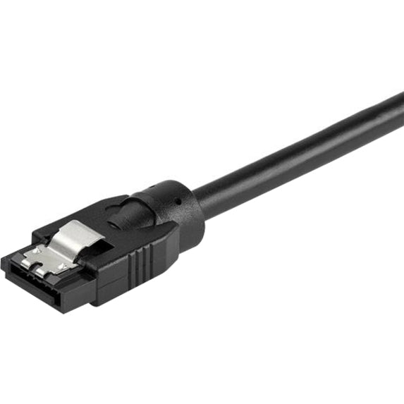 StarTech.com 0.6 m Round SATA Cable - Latching Connectors - 6Gbs SATA Cord - SATA Hard Drive Power Cable - (SATRD60CM)