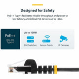 StarTech.com 0.5 m CAT6 Cable - Slim CAT6 Patch Cord - Blue - Snagless RJ45 Connectors - Gigabit Ethernet Cable - 28 AWG (N6PAT50CMBLS)