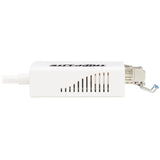 Eaton Tripp Lite Series USB 2.0 Ethernet NIC Adapter - 10/100 Mbps, 100Base-FX, LC, Multimode Fiber, White