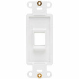 Eaton Tripp Lite Series Center Plate Insert, Decora Style - Vertical, 1 Port, TAA