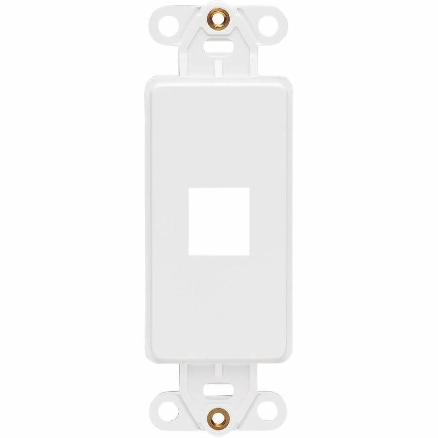 Eaton Tripp Lite Series Center Plate Insert, Decora Style - Vertical, 1 Port, TAA