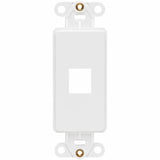 Eaton Tripp Lite Series Center Plate Insert, Decora Style - Vertical, 1 Port, TAA