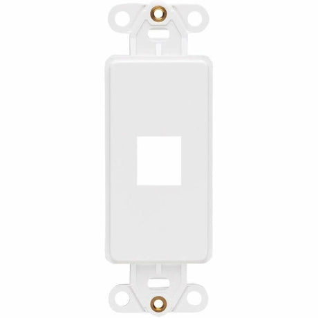 Eaton Tripp Lite Series Center Plate Insert, Decora Style - Vertical, 1 Port, TAA