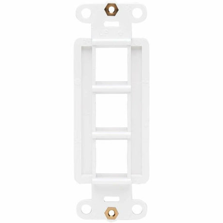 Eaton Tripp Lite Series Center Plate Insert, Decora Style - Vertical, 3 Ports, TAA