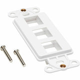 Eaton Tripp Lite Series Center Plate Insert, Decora Style - Vertical, 3 Ports, TAA