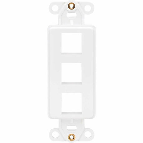Eaton Tripp Lite Series Center Plate Insert, Decora Style - Vertical, 3 Ports, TAA